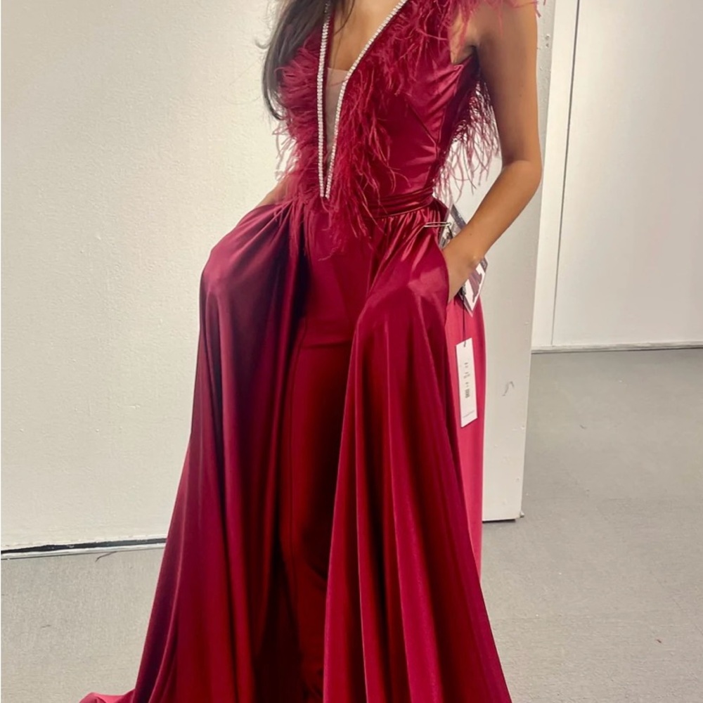Jessica Angel Jumpsuit with Overskirt